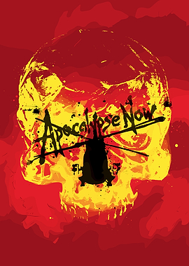 Apocalypse Now Skull Helicopter Poster