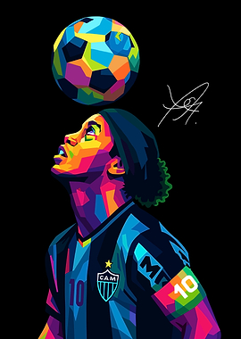 Ronaldinho Pop Art