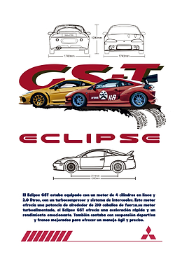 Mitsubishi Eclipse GST blueprint