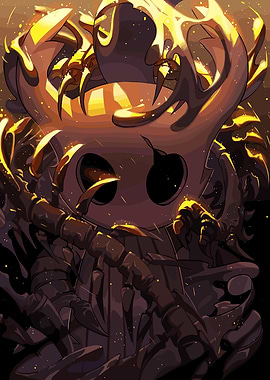 Hollow Knight character digital art