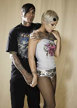 Travis Barker and Shanna Moakler