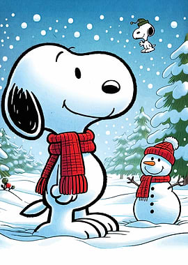 Snoopy Winter Wonderland Cartoon