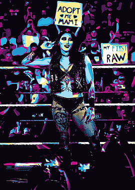 Rhea Ripley WWE Retro