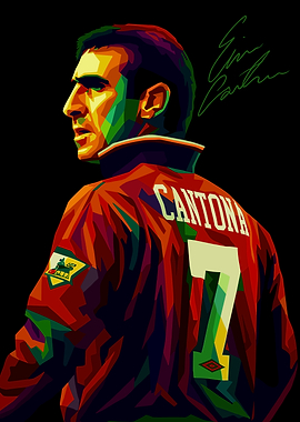 Eric Cantona Pop Art