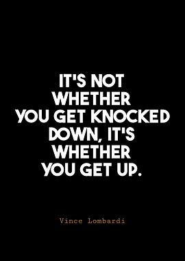 Inspirational Quote by Vince Lombardi