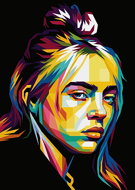 Billie Eilish Pop Art