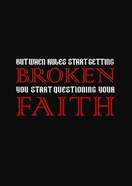 'Questioning Your Faith' | Randy Orton -'Voices' Lyrics Poster