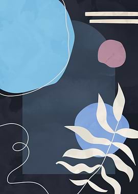 Abstract Shapes and Botanical Art