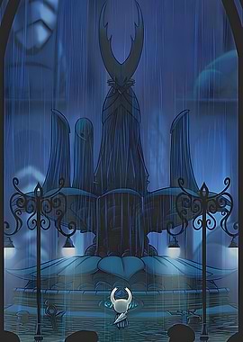 Hollow Knight in the Rain