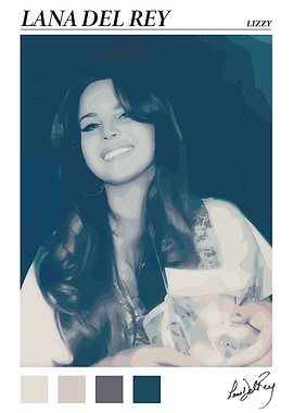 Lana Del Rey Portrait Art