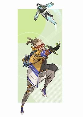 Apex Legends Octane and Drone Artwork