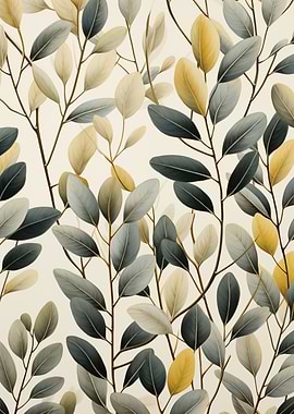 Botanical Leaves Pattern