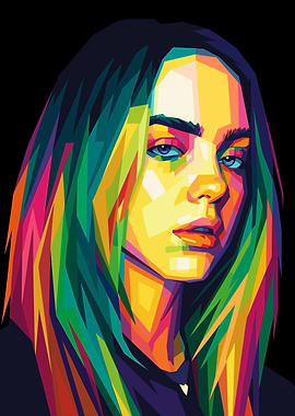 Billie Eilish Pop Art