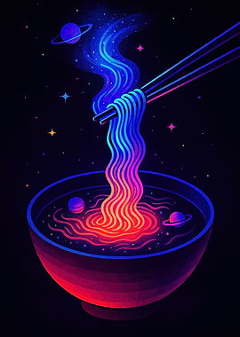 Cosmic Ramen Bowl