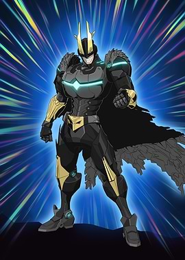 Armored All Might: Cybernetic Symbol of Peace