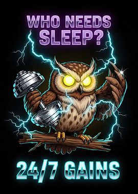 Night Owl Gym Motivation