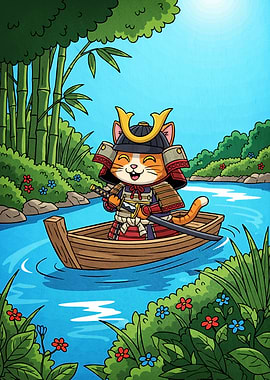 Samurai Cat Boat