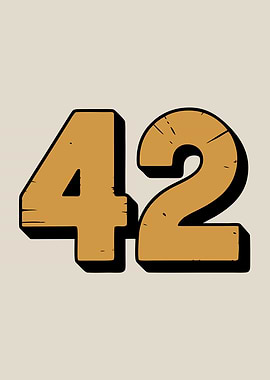 Number 42 Birthday