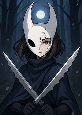 Hollow Knight Anime Girl