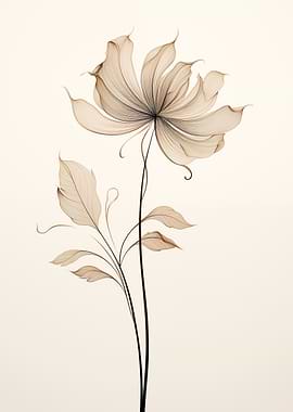 Elegant Flower Botanical