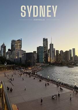 Sydney, Australia Cityscape at Dusk