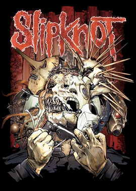 Slipknot Mask Collage Art