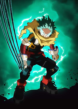Deku Blackwhip's Emerald Lightning