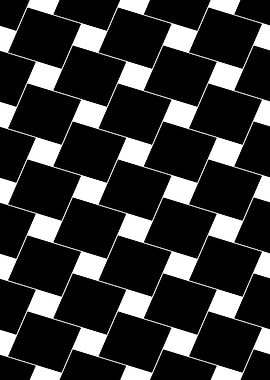 Black and White Square Pattern