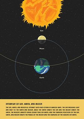 Sun, Earth, and Moon Interplay