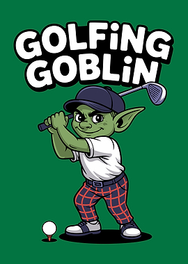 Golfing Goblin Funny Golf
