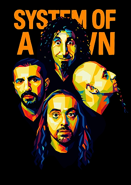 System of a Down band portrait