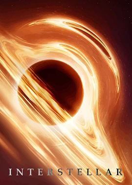 Interstellar Black Hole Artwork