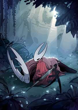 Hollow Knight Hornet in Forest