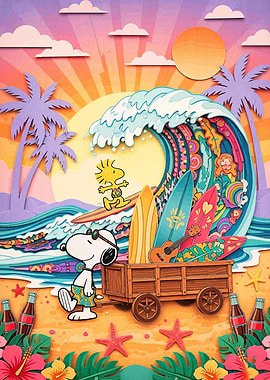 Snoopy and Woodstock's Beach Adventure