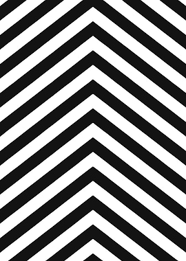 Black and White Chevron Pattern