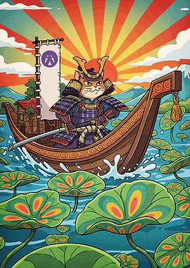 Samurai Cat Boat
