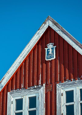 Greenland red house 1892