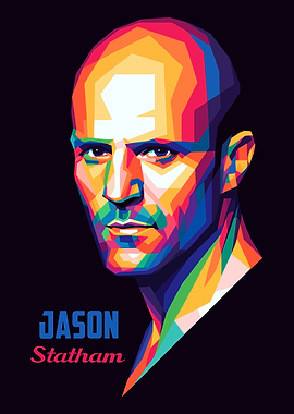 Jason Statham Pop Art
