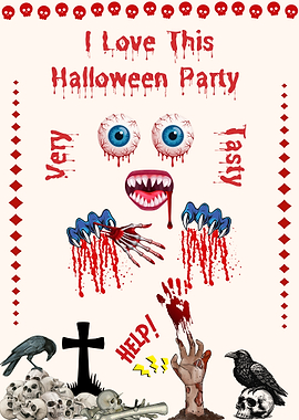 Halloween Feast – Spooky Night of Skulls & Crow