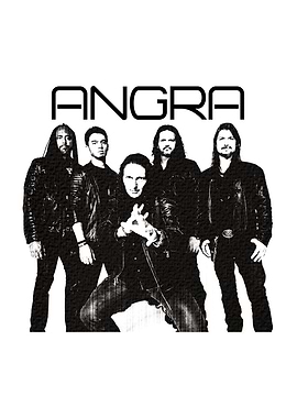 band black and white photo