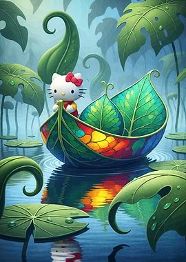 Hello Kitty Leaf Boat