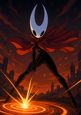 Hornet from Hollow Knight artwork