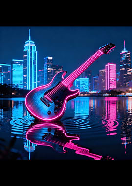 Neon Guitar