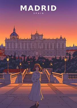 Retro Twilight at the Palace Gates