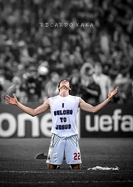 Ricardo Kaka Kneeling in Prayer