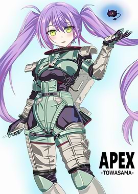 Anime Girl in Apex Legends Outfit