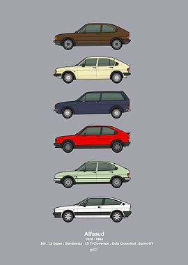 Alfasud 1978-1983 classic car collection