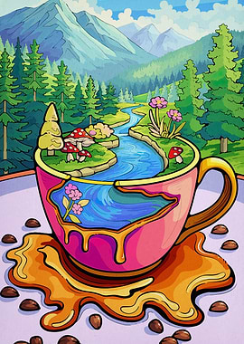 Landscape in a Cup