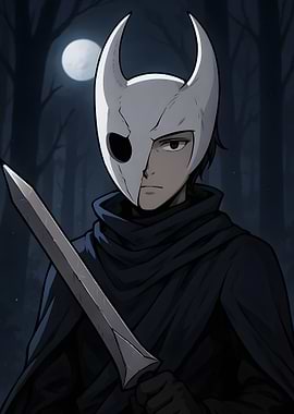 Hollow Knight Anime Style