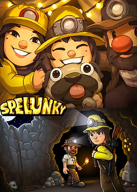 Spelunky game cover art